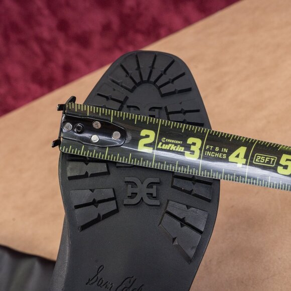 Sam Edelman Wmn Drina Black Leather Fashion Equestrian Riding Knee Boots sz 6.5 - Picture 7 of 10